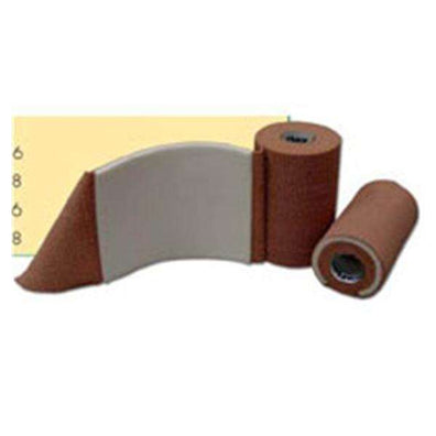 Bandage CoFlex Dressing Elastic 4"x7.5yd LF Non-Sterile Cohesive Tan 6rl/Ca - Surgical Supplies NY